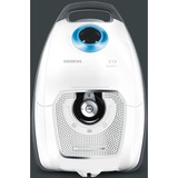 Siemens VSZ7442S støvsuger Beholder vakuum Dry 650 W Støvpose, Gulv støvsuger Hvid, 650 W, Beholder vakuum, Dry, Støvpose, Allergy Plus, Filtrering