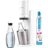 SodaStream Crystal 2.0 Hvid, Skypumpe Hvid, Hvid, 0,6 L, 60 L, 160 mm, 260 mm, 550 mm