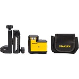 Stanley SLL360 Linjeniveau 25 m, Kryds- & linjelaser Sort/Gul, 25 m, 0,4 mm/m, Grøn, Linjeniveau, Sort, Gul, Batteri