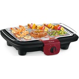 Tefal BG 90E5 barbecue & grill Bordplade Elektrisk Sort, Rød 2300 W Sort/Rød, 2300 W, Grill, Elektrisk, 869,5 cm², Bordplade, Rist