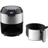 Tefal Easy Fry EY401D Enkelt 4,2 L Enkeltstående 1500 W Varmluftsteger Sort, Rustfrit stål, Airfryer rustfrit stål/Sort, Varmluftsteger, 4,2 L, 1,2 kg, 80 °C, 200 °C, 6 person(er)