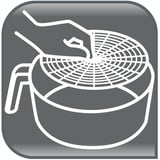 Tefal Easy Fry EY401D Enkelt 4,2 L Enkeltstående 1500 W Varmluftsteger Sort, Rustfrit stål, Airfryer rustfrit stål/Sort, Varmluftsteger, 4,2 L, 1,2 kg, 80 °C, 200 °C, 6 person(er)