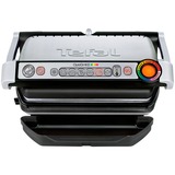 Tefal GC716D Kontaktgrill Sølv/Sort, Sort, Metallic, Rustfrit stål, Bordplade, Knapper, Stegeplade, 300 x 200 mm