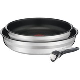 Tefal Jamie Oliver Ingenio grydesæt 3 stk, Stegepande sæt rustfrit stål, Rustfrit stål, Rustfrit stål, Titanium Excellence, Sort, Rustfrit stål, 250 °C, Thermo-Spot