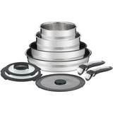 Tefal Jamie Oliver Ingenio grydesæt 9 stk rustfrit stål, Rustfrit stål, Rustfrit stål, Titanium Excellence, Sort, Rustfrit stål, Glas, 250 °C