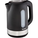 Tefal KO3308 elkedel 1,7 L 2400 W Sort rustfrit stål/Sort, 1,7 L, 2400 W, Sort, Vandmåler, Ledningsfri, Filtrering