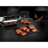 Tefal OptiGrill Elite GC750D30 kontaktgrill Sølv/Sort, Sort, Rustfrit stål, Plast, Rektangulær, Berøring, 600 cm², 300 x 200 mm