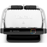 Tefal OptiGrill Elite GC750D30 kontaktgrill Sølv/Sort, Sort, Rustfrit stål, Plast, Rektangulær, Berøring, 600 cm², 300 x 200 mm