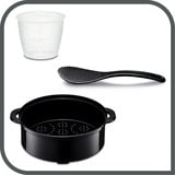 Tefal RK1011 riskoger 700 W Hvid Hvid/Sølv, Hvid, 0,95 m, Glas, 700 W, 294 mm, 295 mm