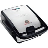 Tefal Snack Collection SW852D sandwichtoaster 700 W Sort, Rustfrit stål, Sandwich maker Sølv/Sort, Sort, Rustfrit stål, Klar, 225 x 135 mm, 700 W, Type C, 203 mm