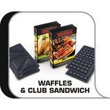 Tefal Snack Collection SW 852 D sandwichtoaster 700 W Sort, Rustfrit stål, Sandwich maker Sølv, 700 W, Type C, 203 mm, 280 mm, 361 mm, 3,12 kg