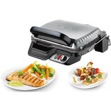 Tefal Ultra Compact 600 Comfort GC3060 kontaktgrill rustfrit stål/Sort, Sort, Rustfrit stål, Rektangulær, Aluminium, 2000 W, 210 mm, 383 mm