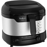 Tefal Uno FF215D frituregryde Enkelt Enkeltstående 1600 W Sort, Rustfrit stål, Deep friture rustfrit stål/Sort, Frituregryde, 1 kg, 1,8 L, 150 °C, 190 °C, 4 person(er)