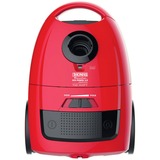 Thomas Eco Power 2.0 Beholder vakuum Dry 700 W Støvpose, Gulv støvsuger Rød, 700 W, Beholder vakuum, Dry, Støvpose, HEPA, Filtrering