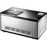 Unold 48845 ismaskine Kompressor ismaskine 2 L 180 W Sort, Rustfrit stål rustfrit stål/Sort, Kompressor ismaskine, 2 L, 1 skåle, Sort, Rustfrit stål, 60 min., LCD