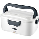 Unold 58850 elektrisk frokostboks 35 W 1,5 L Grå, Hvid Voksen, Lunch-Box Hvid/mørk grå, 1,5 L, Grå, Hvid, Voksen, Rektangulær, Plast, Rustfrit stål, Rustfrit stål