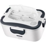 Unold 58850 elektrisk frokostboks 35 W 1,5 L Grå, Hvid Voksen, Lunch-Box Hvid/mørk grå, 1,5 L, Grå, Hvid, Voksen, Rektangulær, Plast, Rustfrit stål, Rustfrit stål