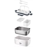 Unold 58850 elektrisk frokostboks 35 W 1,5 L Grå, Hvid Voksen, Lunch-Box Hvid/mørk grå, 1,5 L, Grå, Hvid, Voksen, Rektangulær, Plast, Rustfrit stål, Rustfrit stål
