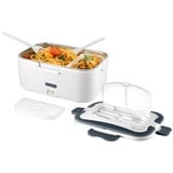 Unold 58850 elektrisk frokostboks 35 W 1,5 L Grå, Hvid Voksen, Lunch-Box Hvid/mørk grå, 1,5 L, Grå, Hvid, Voksen, Rektangulær, Plast, Rustfrit stål, Rustfrit stål