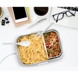 Unold 58850 elektrisk frokostboks 35 W 1,5 L Grå, Hvid Voksen, Lunch-Box Hvid/mørk grå, 1,5 L, Grå, Hvid, Voksen, Rektangulær, Plast, Rustfrit stål, Rustfrit stål