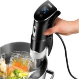 Unold 58915 sousvide maskine Sous vide nedsænkningscirkulator, Sous-vide komfur Sort, Sous vide nedsænkningscirkulator, Sort, Rustfrit stål, 95 °C, Plast, Rustfrit stål, Knap, 60 t