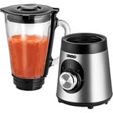 Unold 78625 blender 1,5 L Bordplade blender 500 W Sort, Rustfrit stål, Stander rørmaskine rustfrit stål/Sort, Bordplade blender, 1,5 L, Impulsfunktion, Knusning af is, 500 W, Sort, Rustfrit stål