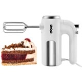 Unold 78710 røremaskine og mikser Håndmixer 450 W Krom, Hvid, Håndmikser Hvid/rustfrit stål, Håndmixer, Krom, Hvid, Slå, Ælte, Mikse, 1,15 m, Plast, Rustfrit stål, 450 W