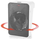 Unold 86450 varmeapparat Indendørs Grå, Hvid 2000 W Blæser med elektrisk områdevarmer, Varmeblæser Hvid/grå, Blæser med elektrisk områdevarmer, 70°, 2 t, 1,3 m, IP21, Indendørs
