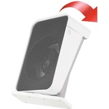 Unold 86450 varmeapparat Indendørs Grå, Hvid 2000 W Blæser med elektrisk områdevarmer, Varmeblæser Hvid/grå, Blæser med elektrisk områdevarmer, 70°, 2 t, 1,3 m, IP21, Indendørs