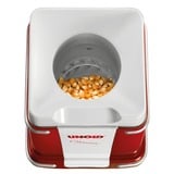 Unold Classic popcornmaskine Rød, Sølv, Hvid 900 W, Popcorn maskine Rød/Hvid, Rød, Sølv, Hvid, 100 g, Plast, Knapper, 0,85 m, CE;REACH;LFBG;ROHS