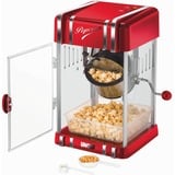 Unold Retro popcornmaskine 300 W Rød, Sølv, Popcorn maskine 300 W, 220 - 240 V, 50 - 60 Hz, 250 x 286 x 433 mm, 3,2 kg