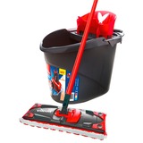 Vileda Easy Wring and Clean Turbo Mop & Bucket Set XL, Gulvvasker Sort/Rød