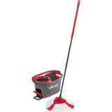 Vileda Easy Wring and Clean Turbo Mop & Bucket Set, Gulvvasker Sort/Rød