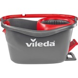 Vileda mop en steel Supermocio 3Action rengøringsmoppe Uld Rød, Hvid, Gulvvasker Sort/Rød, Laminat, Fliser, Træ, Uld, Rød, Hvid