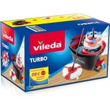 Vileda mop en steel Supermocio 3Action rengøringsmoppe Uld Rød, Hvid, Gulvvasker Sort/Rød, Laminat, Fliser, Træ, Uld, Rød, Hvid