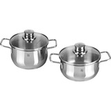 WMF 0730086040 grydesæt rustfrit stål, Rustfrit stål, Rustfrit stål, Rustfrit stål, Rustfrit stål, Glas, 250 °C