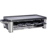 Lono 04.1504.0011 raclette grill 8 person(er) 1500 W Sort, Krom