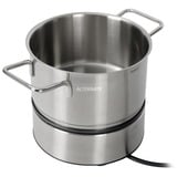 WMF Lono 04.1513.0011 fonduegryde og wok 1,5 L 8 person(er) rustfrit stål/Sort, 8 person(er), 1,5 L, Sort, Krom, Rund, Klar, 1400 W
