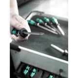 Wera 334/6 Rack skruetrækkersæt Kraftform Plus Lasertip + Rack Sort/Grøn, Sort/grøn