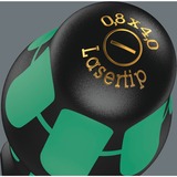 Wera 335/350/355/3 Skruejernssæt Kraftform Plus, lang, Skruetrækker Sort/Grøn