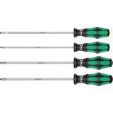 Wera 335/350/355/4 Sæt Kombinationsskruetrækker Sort/Grøn, 420 mm, 81 mm, 42 mm, 472 g, Sort/grøn