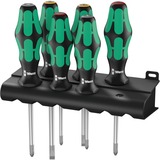 Wera 335/350/355/4 Sæt Kombinationsskruetrækker Sort/Grøn, 420 mm, 81 mm, 42 mm, 472 g, Sort/grøn