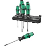 Wera 367/6 Skruetrækkersæt Kraftform Plus TORX® + rack Sort/Grøn, Kraftform Plus – Serie 300