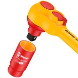 Wera 8100 SB VDE 1 Topnøglesæt 17 stk, Værktøjssæt Rød/Gul, Topnøglesæt, 17 stk, Sort, Rød, Skraldehåndtag, 1 stk, 3/8"