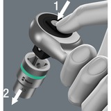 Wera 8100 SC 7 Zyklop Metal-skraldesæt, Værktøjssæt gennemstiksfirkant, 1/2"-tilslutning, metrisk