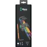 Wera 950 SPKL/9 SM N SB Multicolour , Skruetrækker vinkelnøglesæt, metrisk, BlackLaser