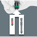 Wera Bit-Safe 61 Universal 1 Topnøglesæt, Bit sæt Sort/Grøn, Topnøglesæt, 1/4", Metric, 61 hoved(er), PH1,PH2,PH3,PZ1,PZ2,PZ3, 2,5 cm