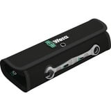 Wera Joker gaffelnøgle og ringskralde 10,13,17,19 mm, Rustfrit stål, Stål, Mat, Tyskland, 6 stk