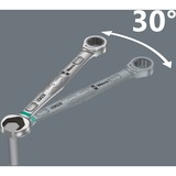 Wera Joker gaffelnøgle og ringskralde 13 mm, 1/4", Rustfrit stål, Stål, Nichrome, Mat