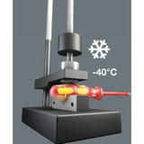 Wera Kraftform 2go 100 skruetrækker bit 11 stk Rød/Gul, 11 stk, Phillips, Stjerneskruetrækker, Torx, PH 1,PH 2, PZ 1,PZ 2, T10,T15,T20, 50 x 120 mm